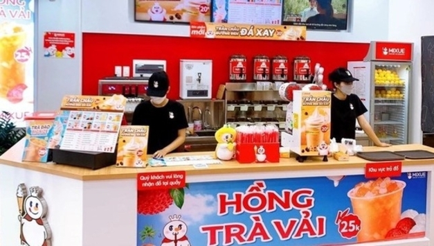 [F&B] 중국의 믹슈가 베트남에서 인기 있는 밀크티 음료 매장을 주도