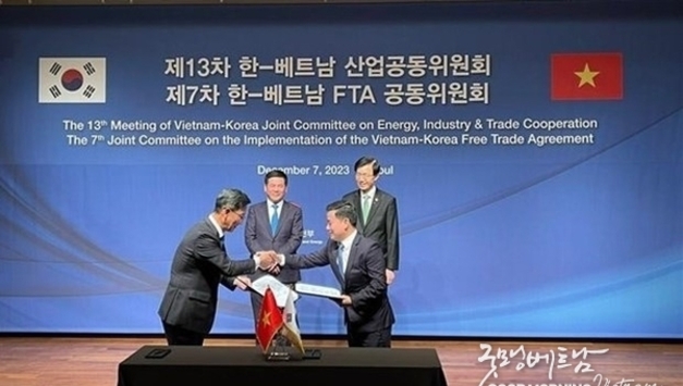 한국, 베트남, 무역, 산업, 에너지 분야의 연계 강화