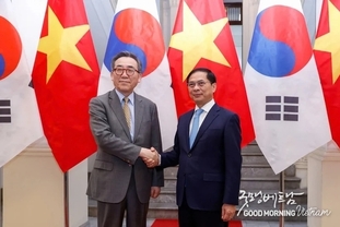 한국과 베트남 외무부 장관 회담: 첨단 전자, 반도체, 재생 에너지 분야에 더 많은 한국 투자