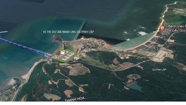 베트남 중부 응에안성 꾸인랍 LNG 화력발전소 예정지. 사진 제공: 응에안신문