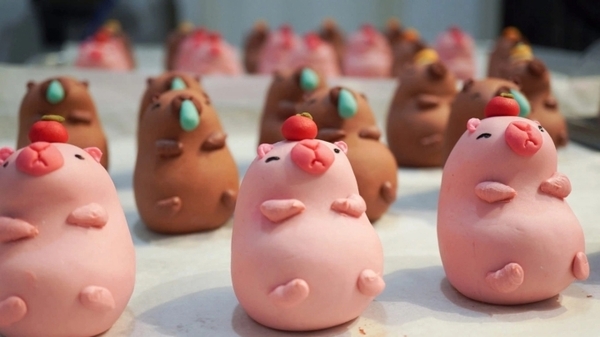 카피바라 모양의 월병