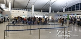 28일 탄손녓 공항 출국장과 입국 상황