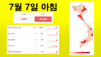 [코비드-19 7월 둘째주 현황] 7월 10일 저녁: 호찌민시 200명, 빈증 140명, 총 463명 발생
