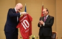 FIFA 회장: 베트남이 월드컵에 참가하는 것을 보고 싶다