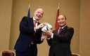 FIFA 회장: 베트남이 월드컵에 참가하는 것을 보고 싶다