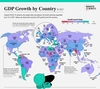 [인포그래픽] 세계 경제: 2021년 국가별 GDP 성장률 추이