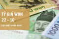 [원화환율] 10월 22일: 주말에 많은 은행들 인상