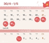 4월 30일 5일간의 휴일을 승인