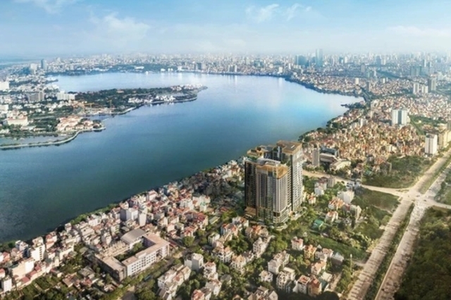 하노이의 아파트 가격은 최고 1억5500만동/m2