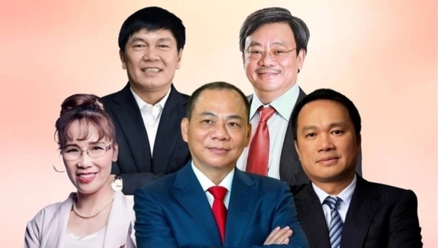 주식시장 상위 20대 부자, VPB 주주가 가장 큰 폭으로 증가