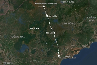 [교통 인프라] 람동성, 140km '야응이아-바오록-판티엣 고속도로' 투자 계획 수립
