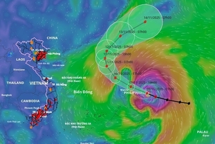 [날씨] 태풍 펑웡은 15등급으로 내일 동해에 진입할 것으로 예상