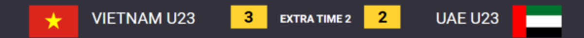 2026 AFC U23 챔피언십: 베트남, 연장전 끝에 UAE U23을 꺾고 4강 진출