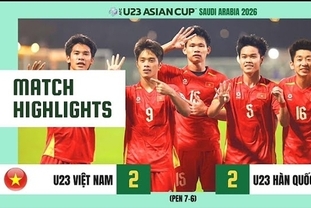 베트남 U23 팀, 한국 꺾고 3위....2:2 비긴 후 페널티킥으로