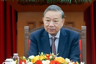 또럼 베트남 총서기, 중국 외교·국방·공안부 지도자와 3+3 전략대화 회의 참여