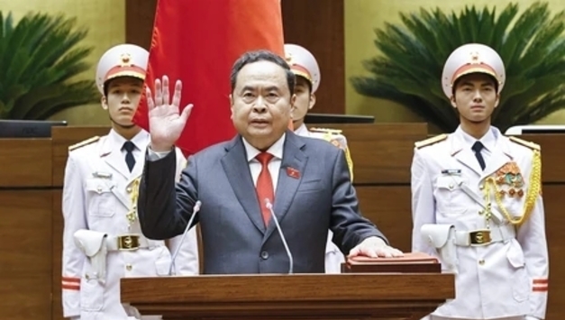 쩐탄만, 베트남 국회 의장 재선출…전원 찬성으로 제16대 의장 선출