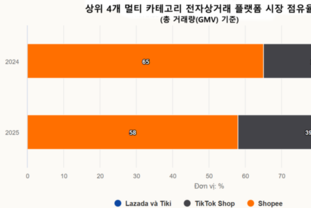 틱톡숍, 쇼피와 시장 점유율 격차 절반으로 좁혀… 베트남 이커머스 판도 급변