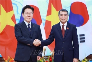 레민훙 총리, 이재명 대통령을 만났다.