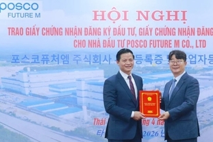 포스코, 베트남 북부에 2억 8200만 달러 규모 배터리 소재 공장 투자