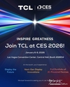 TCL, CES 2026에서 미래형 첨단 디스플레이 및 AI 기반 제품군 전시
