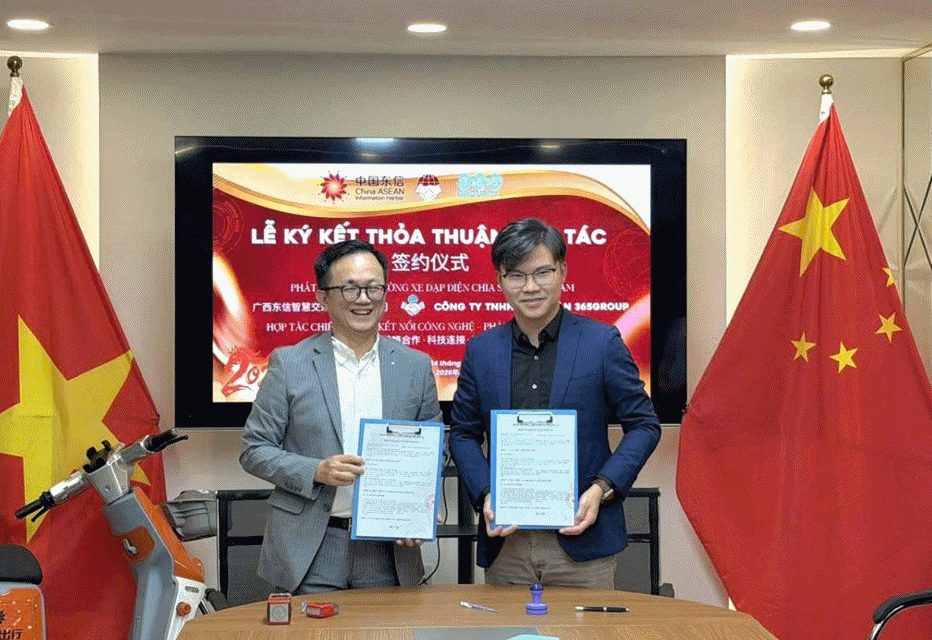 [베트남기업] 365그룹, 중국 기업과 협력 공유 전기 자전거 도입… 도시 교통의 녹색 전환 촉진