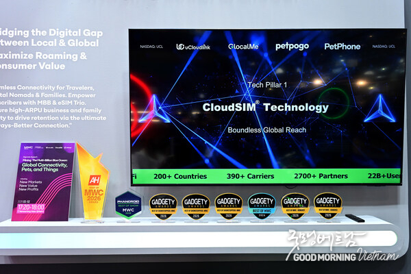 MWC 개막일에 8개의 권위 있는 상을 수상한 유클라우드